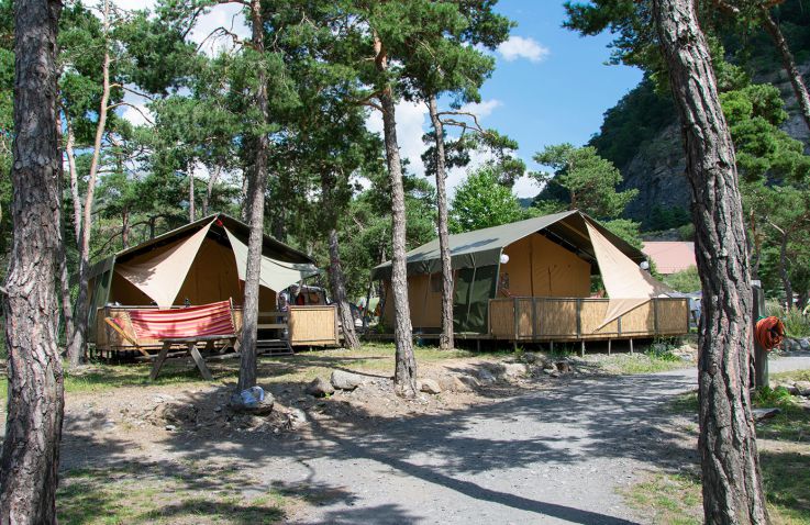 Camping River - Glamping Franse Alpen