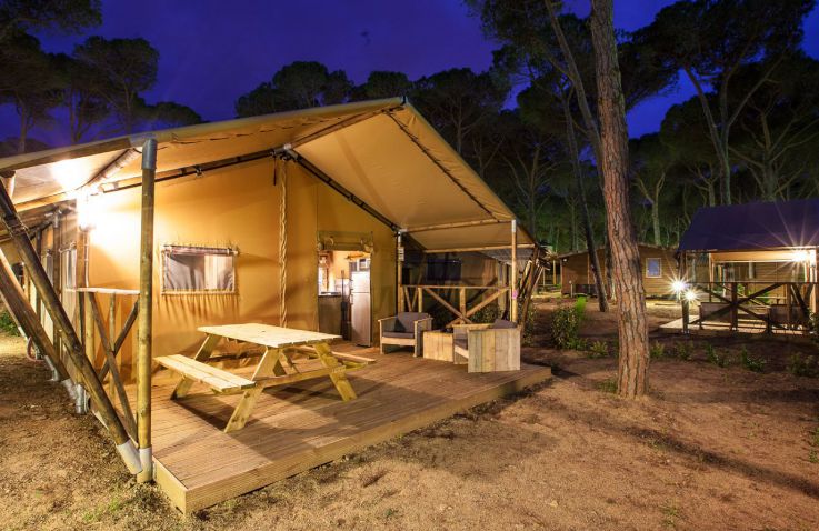 Camping Les Sablons - Lodgetenten en Safaritenten in Languedoc-Roussillon