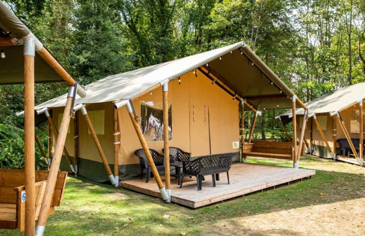 slachtoffer gebruiker voor de helft Camping Aller Leine Tal in Nedersaksen | Safaritenten Duitsland - Vodatent  - Glampings