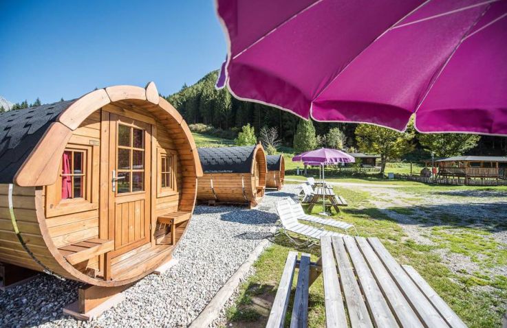 Camping Antholz - Wijnvaten Zuid-Tirol, Italië 