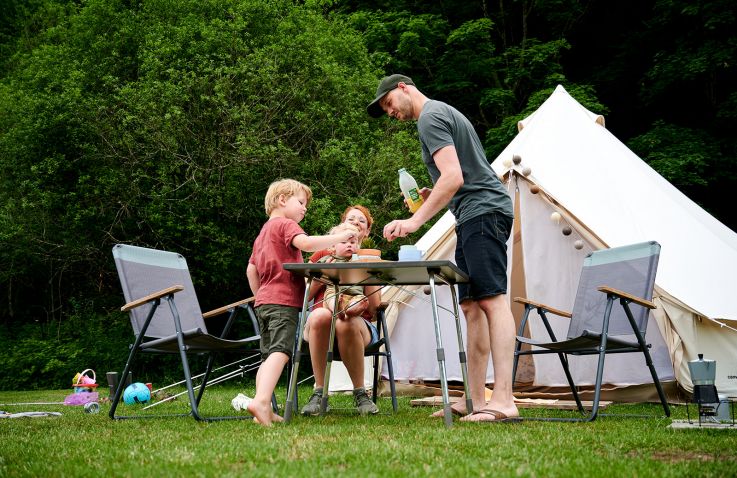 Glamping Belgische Ardennen - Tipi Tent - Camping Maka
