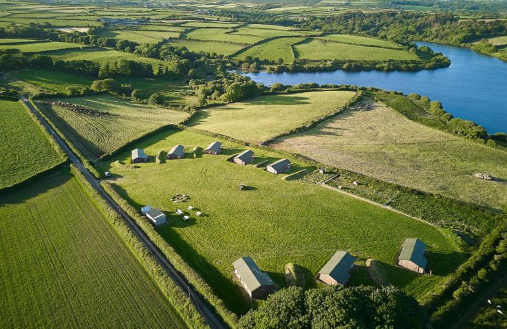BoerenBed Treganhoe Farm - Tenthuisjes Cornwall