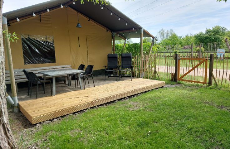 Familiecamping de Gouwe Stek - Safaritent Noord-Holland