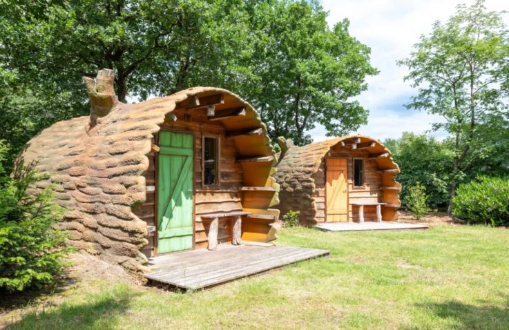 Veluwecamping De Pampel - Boomstammen Veluwe